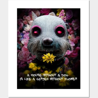 doggy in the house Posters and Art